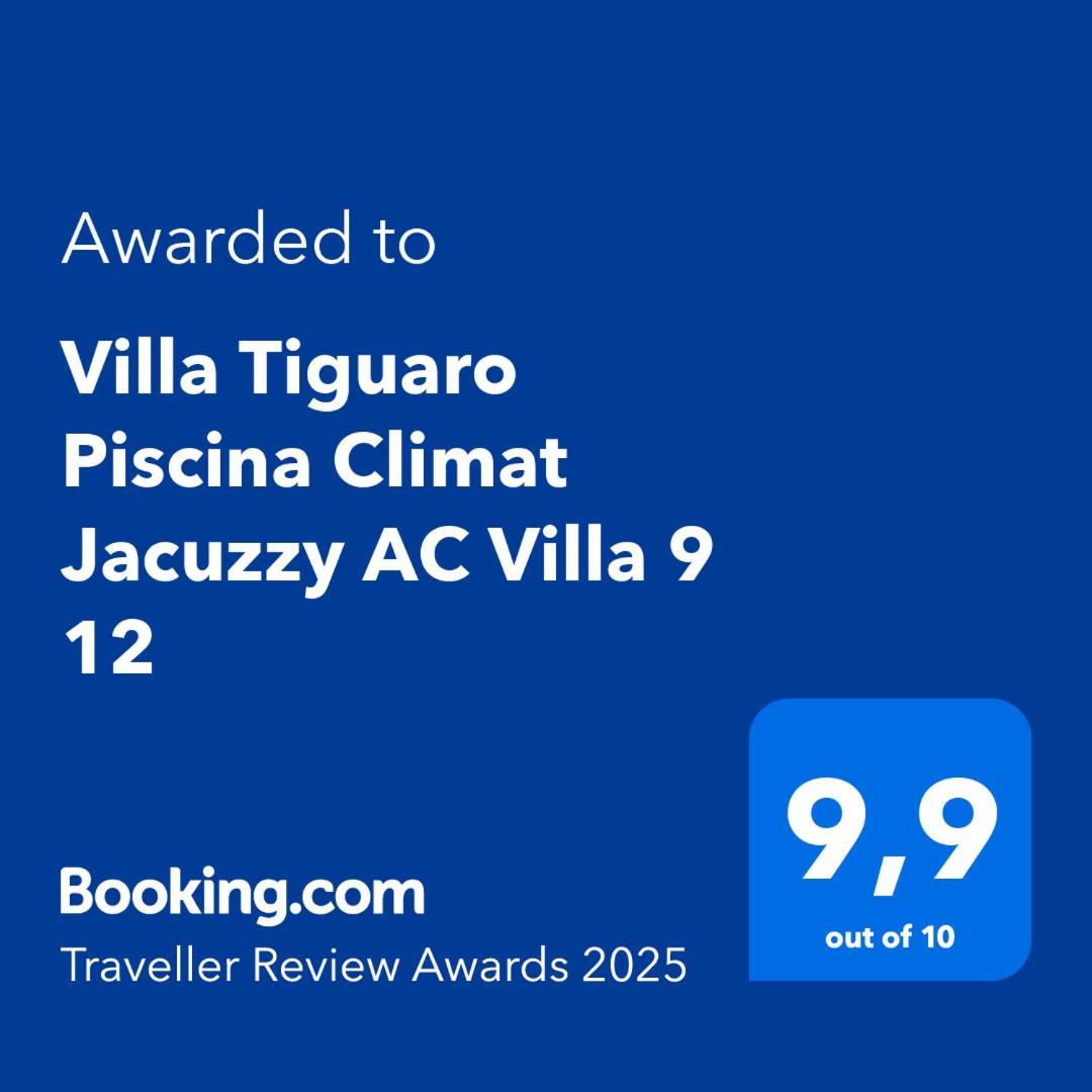 Villa Tiguaro Piscina Climat Jacuzzy Ac Villa 9 12 Коральео Экстерьер фото